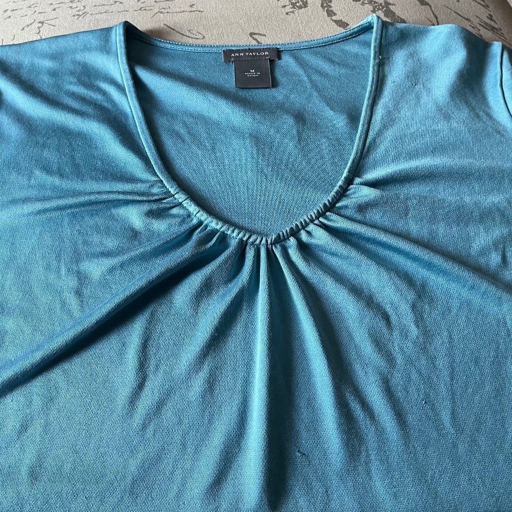 Blue Ann Taylor Top, Size M